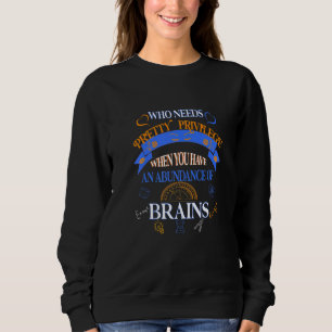 Empowering Steminist Girls Teen Women Math Science Sweatshirt