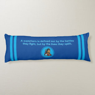 Empowering Warrior A Superhero's True Life Body Cushion