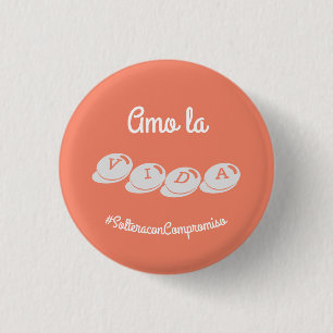 empowerment 3 cm round badge