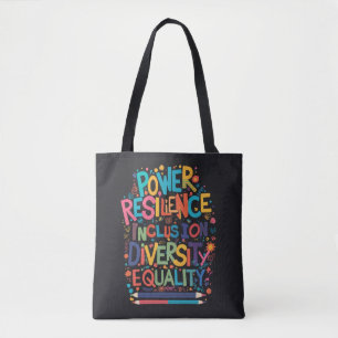 Empowerment and Diversity Inspirational Tote Bag