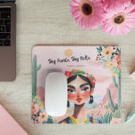 Empowerment in Bloom: Personalised Monogram Mouse Pad<br><div class="desc">Add a pop of vibrant inspiration to your workspace with the Empowerment in Bloom: Personalised Monogram Mouse Pad. Featuring a stunning hand-painted floral design and the motivational message, "Soy Fuerte, Soy Bella" (I am Strong, I am Beautiful), this mouse pad is more than just functional—it's a daily reminder of your...</div>