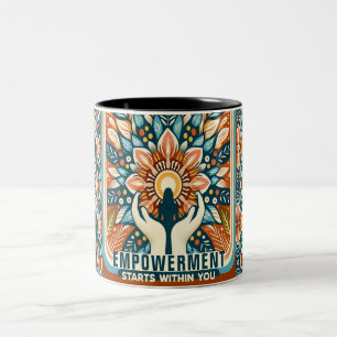Empowerment Starts within You Two-Tone Coffee Mug