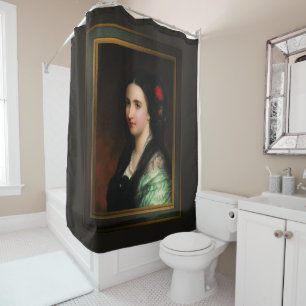 Empress Carlota of Mexico by Hermann Winterhalter Shower Curtain