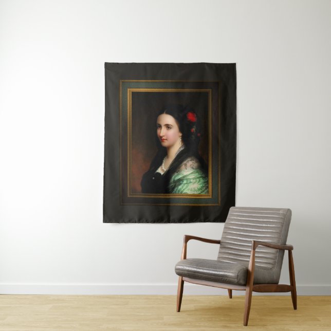 Empress Carlota of Mexico by Hermann Winterhalter Tapestry (In Situ)