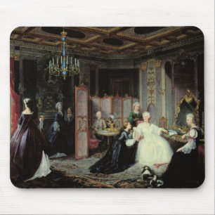 Empress Catherine the Great  receiving a Mouse Pad