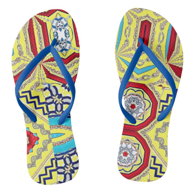EMPRESS DESIGNER COLLAGE JANDALS (Footbed)
