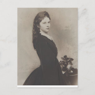 Empress Elisabeth Austria - Sissi as a young woman Postcard