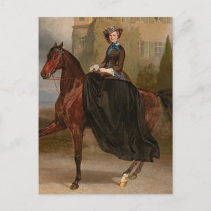 Empress Elisabeth Austria, Sissi, Sisi sidesaddle  Postcard