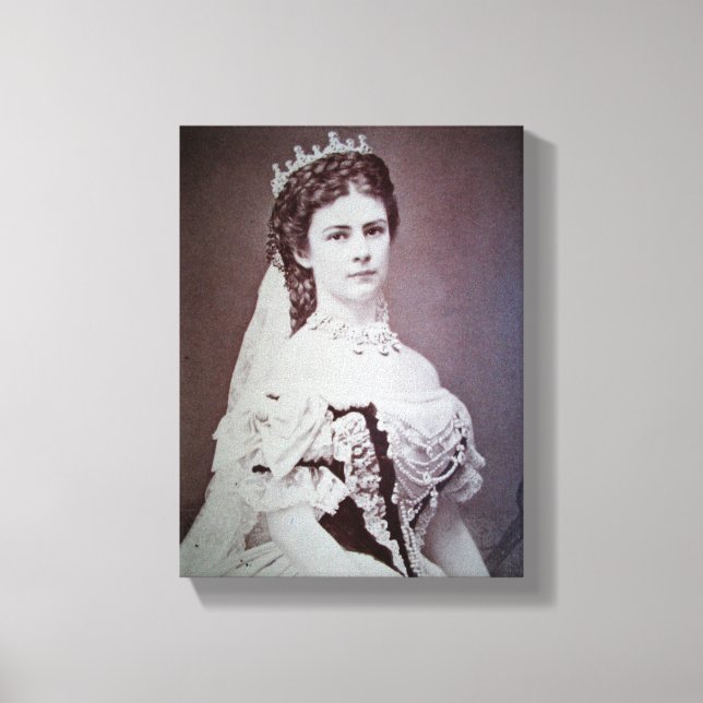 Empress Elisabeth of Austria Hungary Canvas Print (Front)