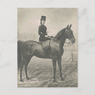 Empress Elisabeth of Austria sidesaddle Postcard
