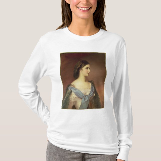 Empress Elizabeth of Bavaria  as a young woman T-Shirt (Front)
