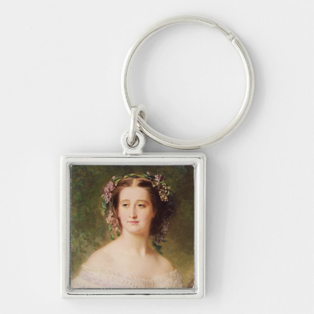 Empress Eugenie  and her Ladies in Waiting Key Ring (Front)