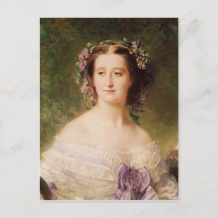 Empress Eugenie and her Ladies in Waiting Postcard