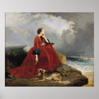 Empress Eugenie  at Biarritz, 1858
