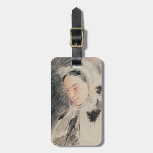 Empress Eugénie (black & red chalk) Luggage Tag