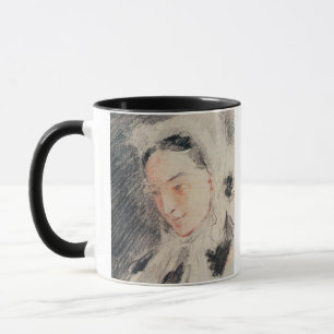 Empress Eugénie (black & red chalk) Mug
