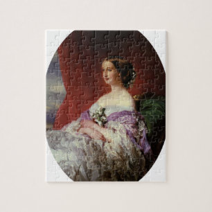 Empress Eugenie by Franz Xaver Winterhalter Jigsaw Puzzle