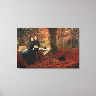 Empress Eugenie & Eugene-Louis Napoleon Canvas Print