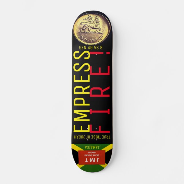 EMPRESS  FIRE Skateboard (Front)