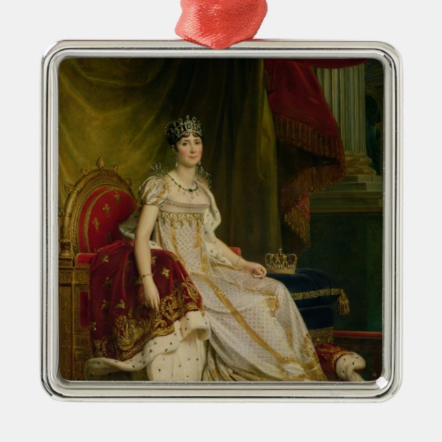 Empress Josephine  1808 Metal Tree Decoration (Front)