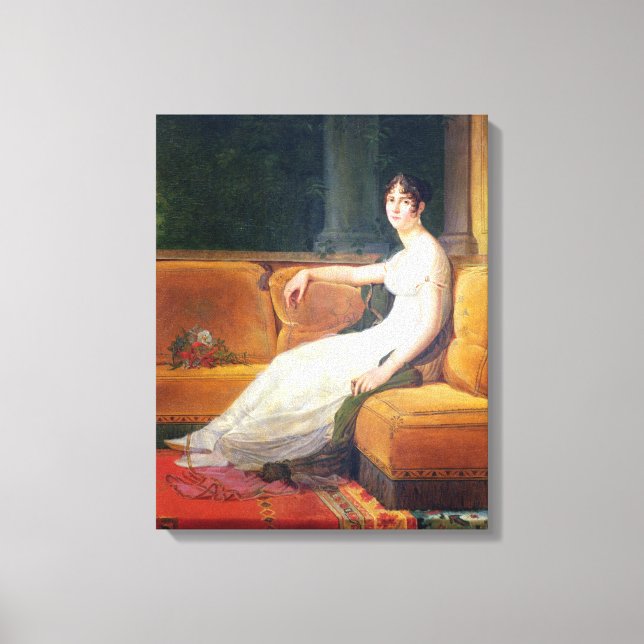 Empress Josephine  at Malmaison, c.1801 Canvas Print (Front)