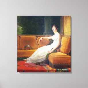 Empress Josephine at Malmaison, c.1801 Canvas Print