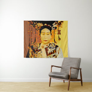 Empress of China vintage art Tapestry