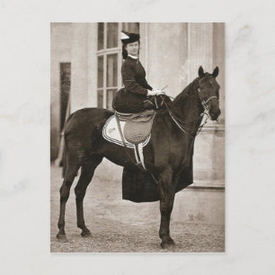 Empress Sissi riding horse sidesaddle #024SS Postcard