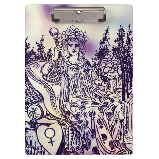 Empress Tarot Card Clipboard (Front)