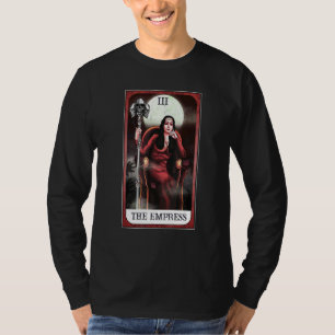 Empress Tarot Deck Card Gothic Halloween Mens Wom T-Shirt