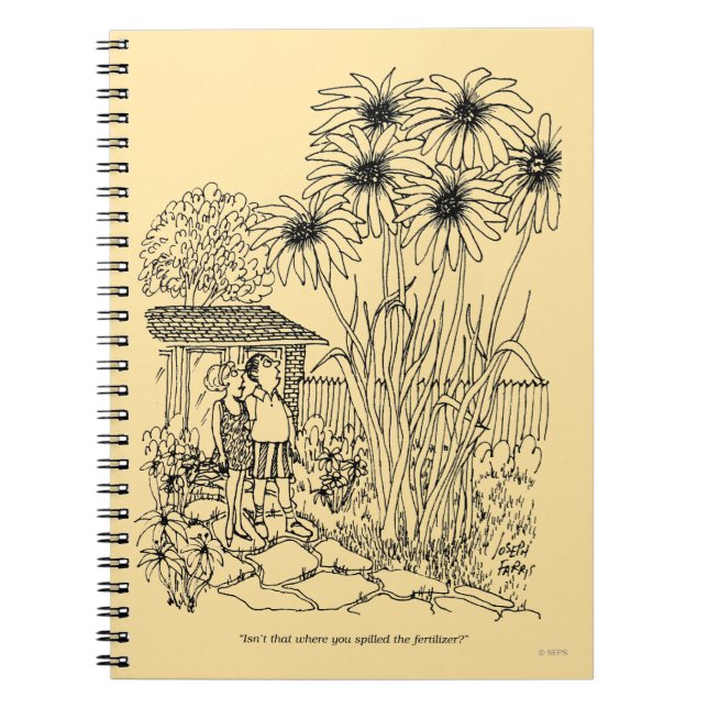 Empty Bird Feeder Spiral Notebook (Front)