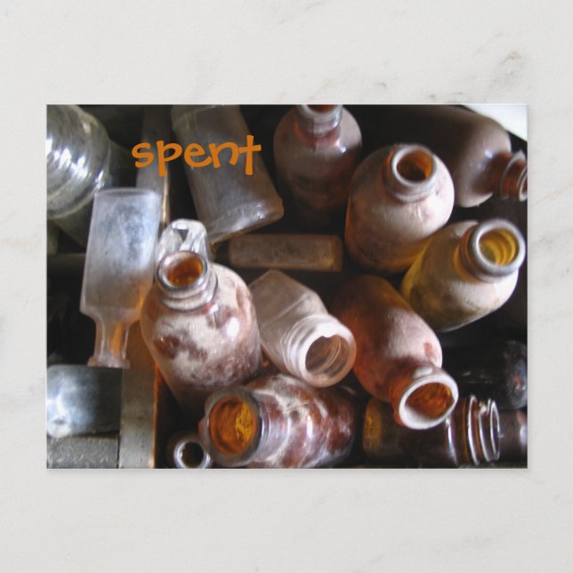 Empty Bottles Postcard (Front)