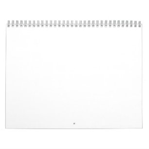 Empty Calendar 2020 White Template