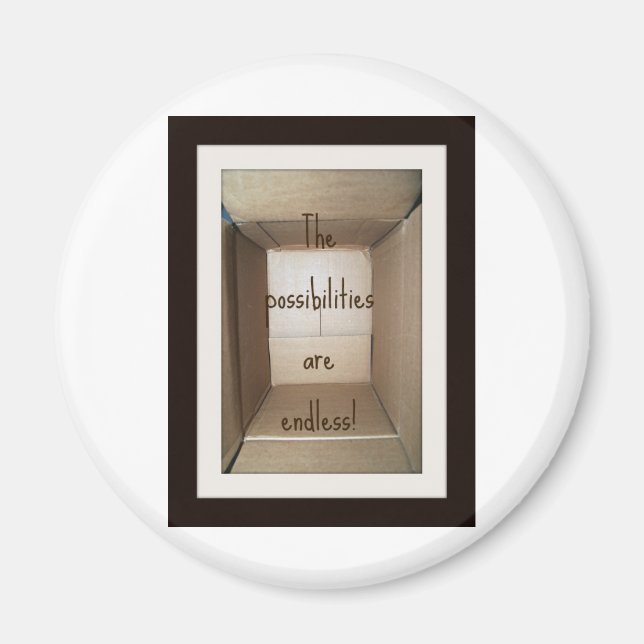 empty cardboard box2 magnet (Front)