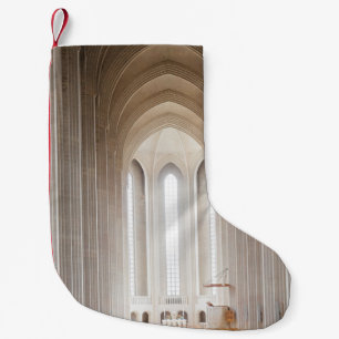 EMPTY CATHEDRAL INTERIOR SMALL CHRISTMAS STOCKING