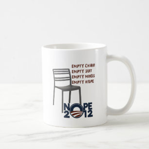 Empty Chair, Empty Obama Coffee Mug