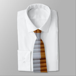Empty cigarettes smokers and non-smokers tie