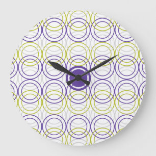 Empty circles large clock