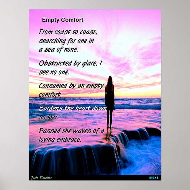Empty Comfort Poster (Front)