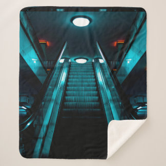 EMPTY ESCALATOR SHERPA BLANKET