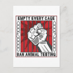 Empty Every Cage Postcard