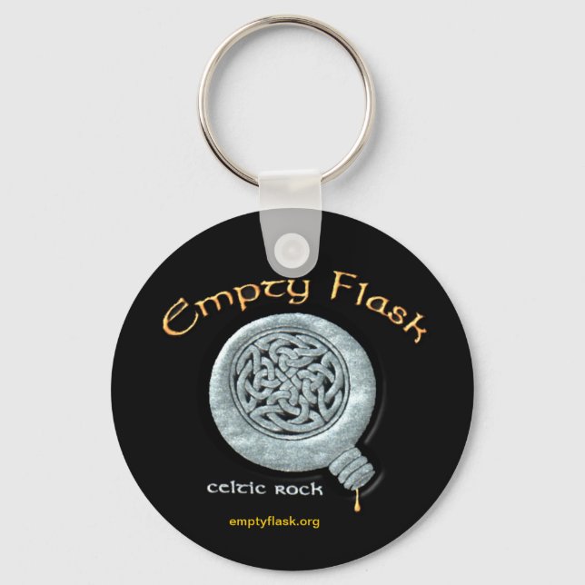 Empty Flask Key Chain (Front)