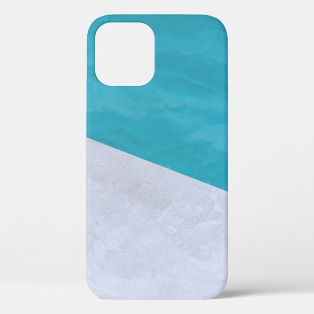 Empty grey floor beside pool Case-Mate iPhone case (Back)