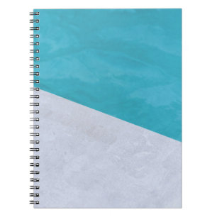 Empty grey floor beside pool notebook