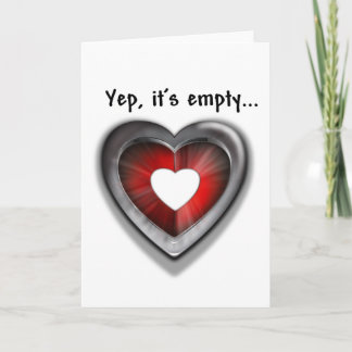 Empty Heart Holiday Card
