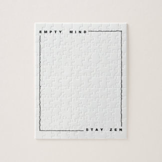 Empty mind stay zen jigsaw puzzle