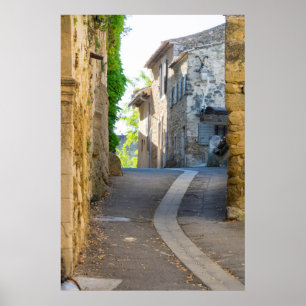 Empty Narrow Street, France Poster
