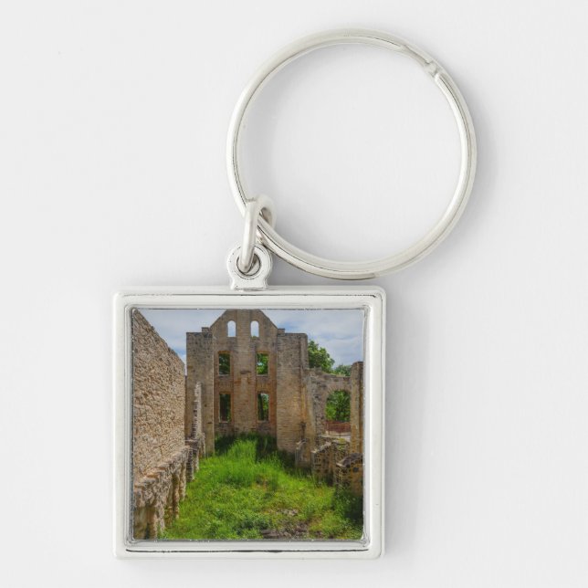 Empty Room Ruins Key Ring (Front)