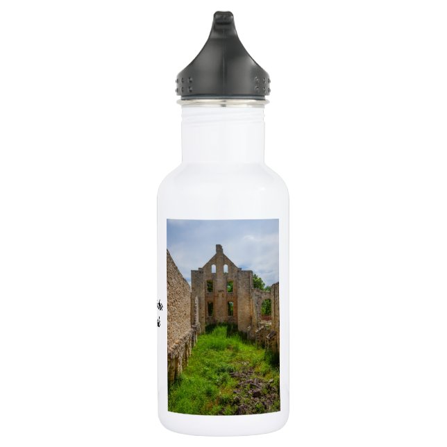 Empty Room Ruins Stainless Steel Water Bottle (Right)