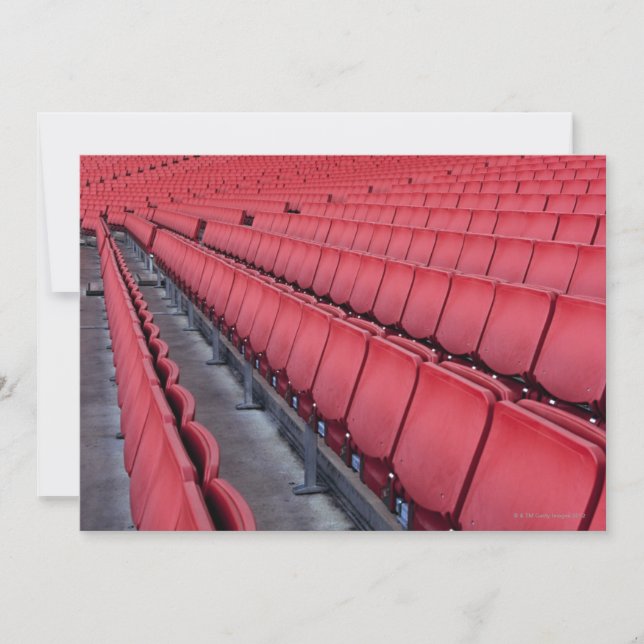 Empty Seats in Stadium (Front)